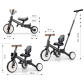Продукт Milly Mally Optimus Max - Детска триколка 5 в 1 - 35 - BG Hlapeta