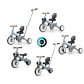 Продукт Milly Mally Optimus Max - Детска триколка 5 в 1 - 13 - BG Hlapeta