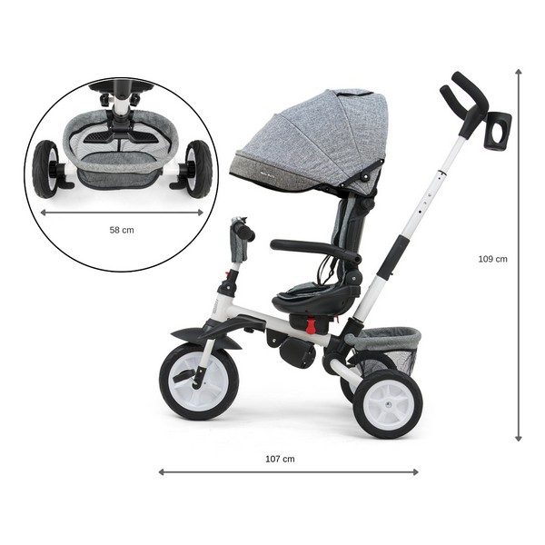 Продукт Milly Mally Stanley Rubber - Детска триколка 6 в 1 - 0 - BG Hlapeta