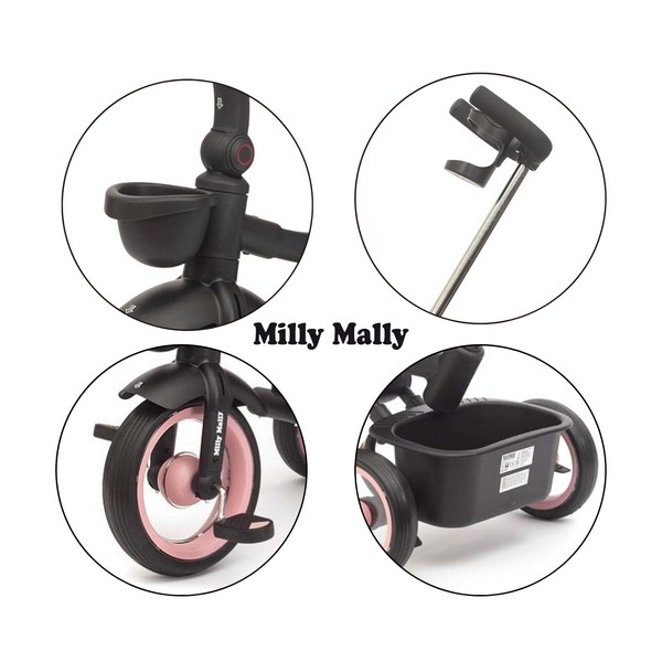 Продукт Milly Mally Twinkle - Детска триколка 3 в 1 с родителска дръжка - 0 - BG Hlapeta