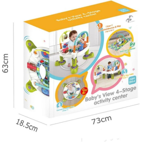 TEANTOYS - Многофункционален бебешки активен център 4 в 1