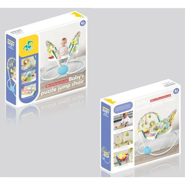 Продукт TEANTOYS - Многофункционален бебешки бънджи активен център с музика и играчки - 5 нива на височина - 0 - BG Hlapeta