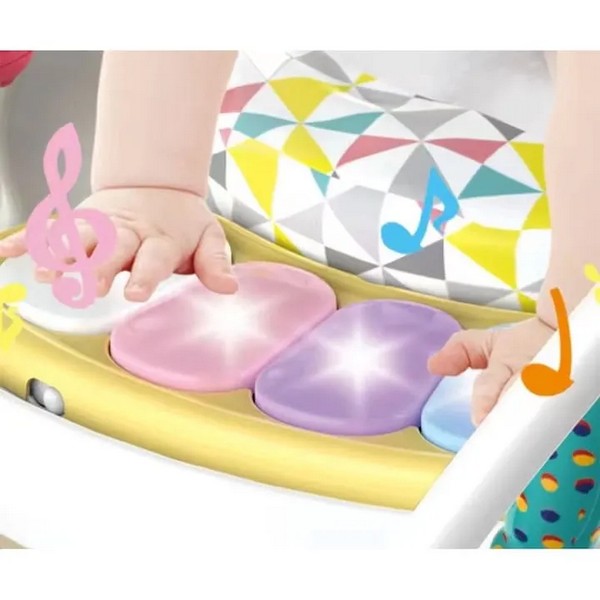 Продукт TEANTOYS - Многофункционален бебешки бънджи активен център с музика и играчки - 5 нива на височина - 0 - BG Hlapeta