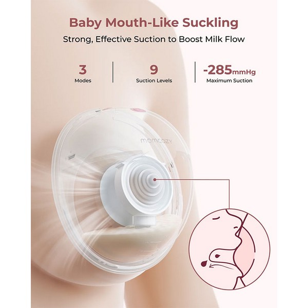 Продукт Momcozy M5 Smart Hands-Free - Двойна смарт електрическа помпа за кърма с мобилно приложение - 0 - BG Hlapeta