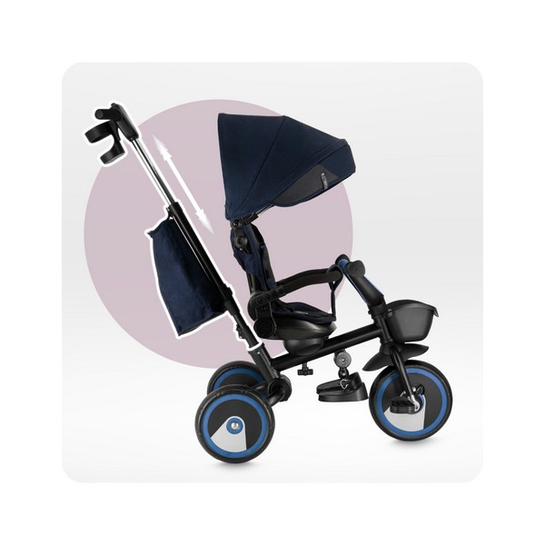 Продукт MoMi IVI - Детска триколка 3в1 с родителски контрол - 0 - BG Hlapeta