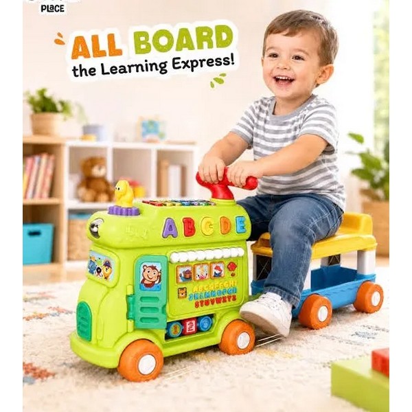 Продукт TEANTOYS - Мултифункционален автобус-проходилка 3 в 1 - 0 - BG Hlapeta