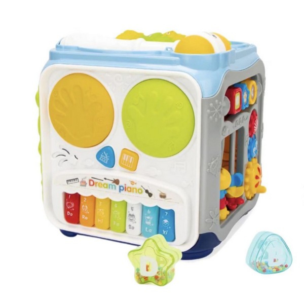 Продукт TEANTOYS - Мултифункционален Образователен Куб Dream Piano 18м - 0 - BG Hlapeta