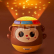 TEANTOYS Маймунка - Музикална играчка 5 в 1 с проектор и светлини