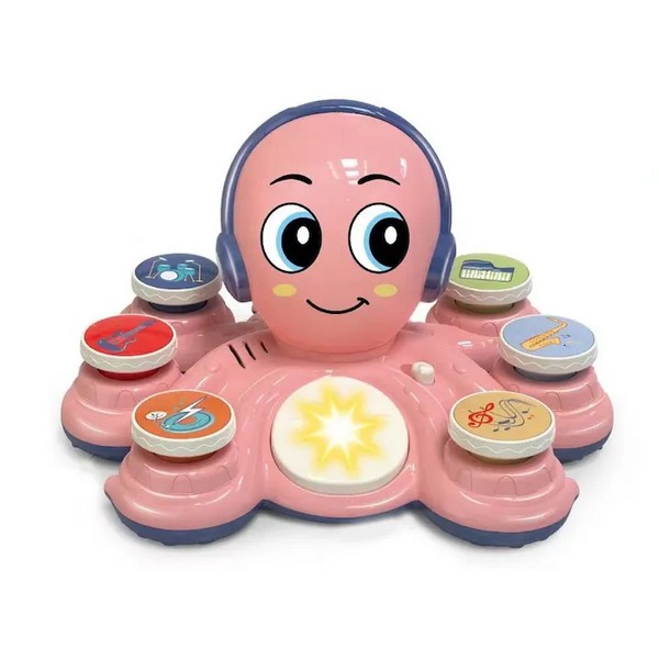 Продукт TEANTOYS Октопод - Барабани и музикални инструменти със светлини - 0 - BG Hlapeta