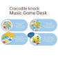 Продукт TEANTOYS - Crocodile Knock Music Game Desk Музикална Игрална Маса  - 1 - BG Hlapeta