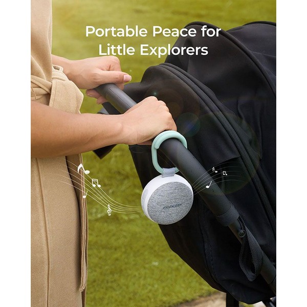 Продукт Momcozy - Преносима музикална кутия​ за количка, легло, столче и ергономична раница, със светлина и 20 звука - 0 - BG Hlapeta