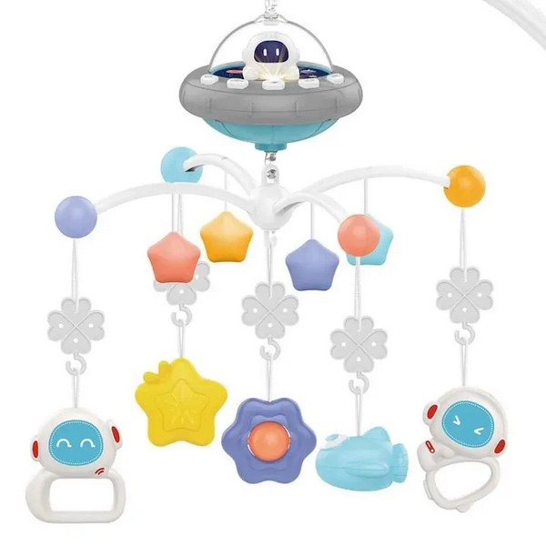 Продукт TEANTOYS - Музикална въртележка за бебешко легло с дистанционно управление за регулиране на звука - 0 - BG Hlapeta