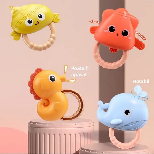 Продукт TEANTOYS - Музикална въртележка за бебешко легло с проектор и дистанционно управление - 0 - BG Hlapeta