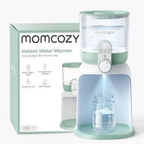  Momcozy - Нагревател и дозатор за вода за приготвяне на адаптирано мляко с двойни светлини