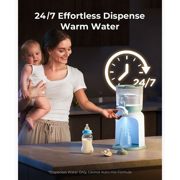 Продукт  Momcozy - Нагревател и дозатор за вода за приготвяне на адаптирано мляко с двойни светлини - 0 - BG Hlapeta