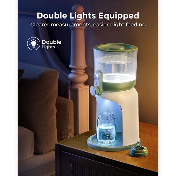 Продукт  Momcozy - Нагревател и дозатор за вода за приготвяне на адаптирано мляко с двойни светлини - 0 - BG Hlapeta