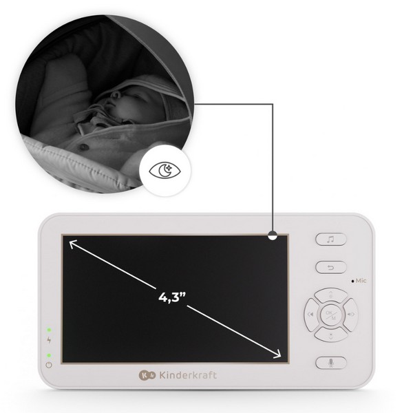 Продукт KinderKraft NITEEYE TRAVEL - Бебефон - 0 - BG Hlapeta