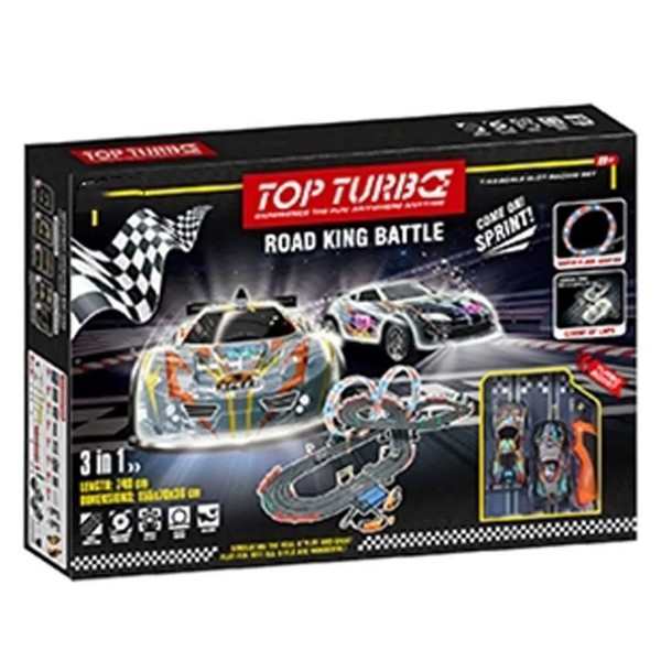 Продукт OCIE SOBA Slot Top Turbo - Състезателна Писта 2 Коли 740 см. - 0 - BG Hlapeta