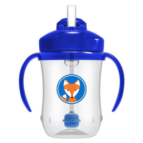 Dr.Brown's - Чаша с гъвкава сламка с тежест 270 мл. 6m+