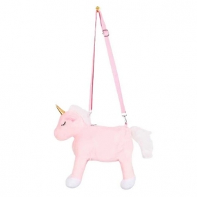 Robe Toy Еднорог - Плюшена чанта с регулируема дръжка и забавен 3D дизайн Robe Toy Еднорог - Плюшена чанта с регулируема дръжка и забавен 3D дизайн