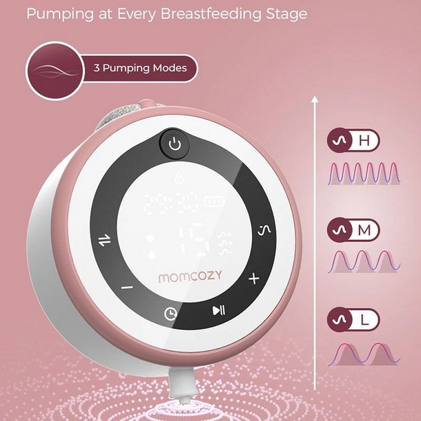 Продукт Momcozy - Двойна електрическа помпа за кърма V1 Pro, Hands-free - 0 - BG Hlapeta