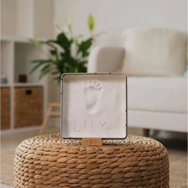 Продукт Petit ARTichaut - Правоъгълна метална кутия за бебешки отпечатък със стойка - 0 - BG Hlapeta