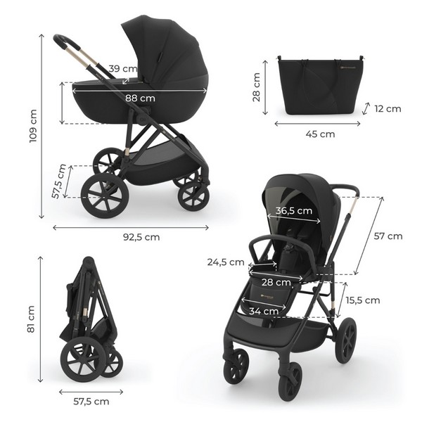 Продукт Kinderkraft Prime 3 - Бебешка количка 2в1 - 0 - BG Hlapeta
