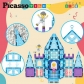 Продукт Picasso STEAM Зимен дворец - Магнитен конструктор 72 части - 4 - BG Hlapeta