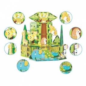 Picasso STEAM Сафари - Магнитен конструктор 46 части