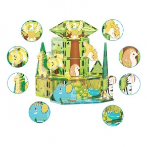 Picasso STEAM Сафари - Магнитен конструктор 46 части