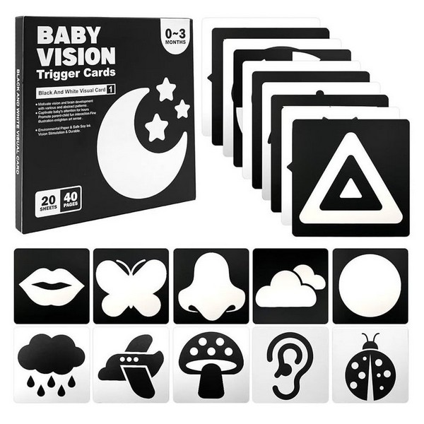 Продукт RTOYS - Бебешки карти за визуална стимулация, 0-12 м. - 0 - BG Hlapeta