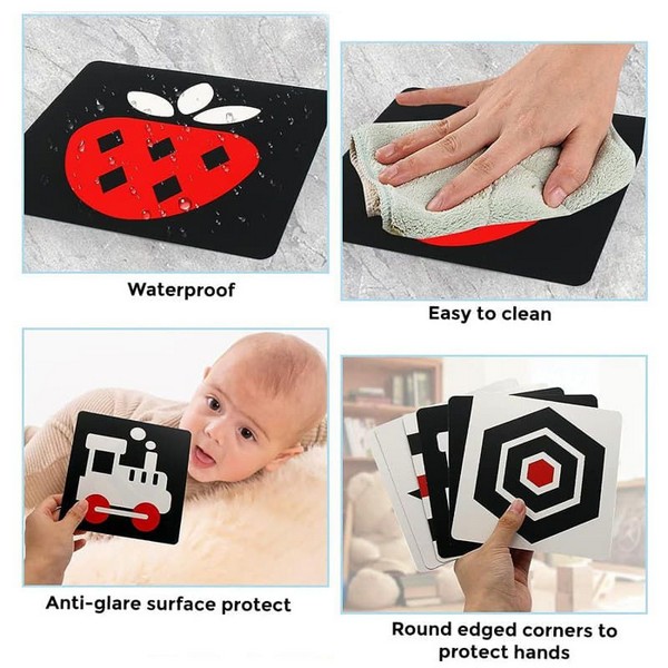 Продукт RTOYS - Бебешки карти за визуална стимулация, 0-12 м. - 0 - BG Hlapeta