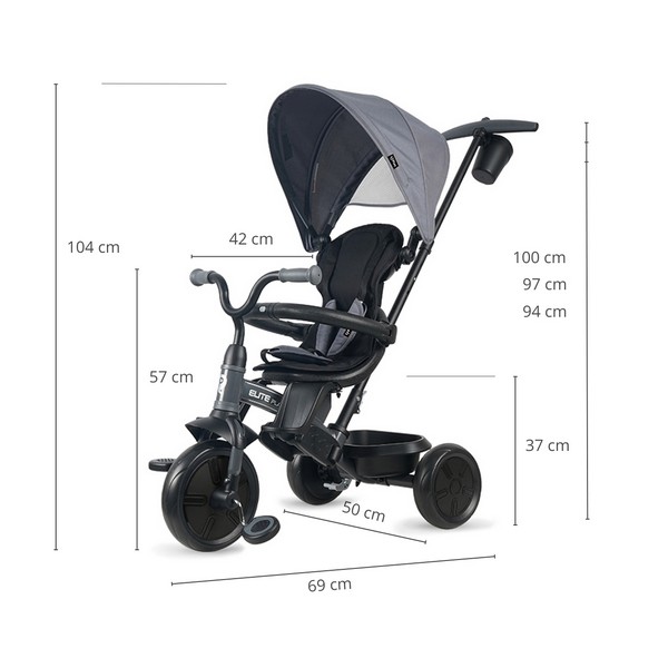 Продукт QPlay Elite Platinum - Детска триколка - 0 - BG Hlapeta