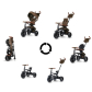 Продукт Qplay Rito Deluxe Rubber - Детска триколка - 2 - BG Hlapeta