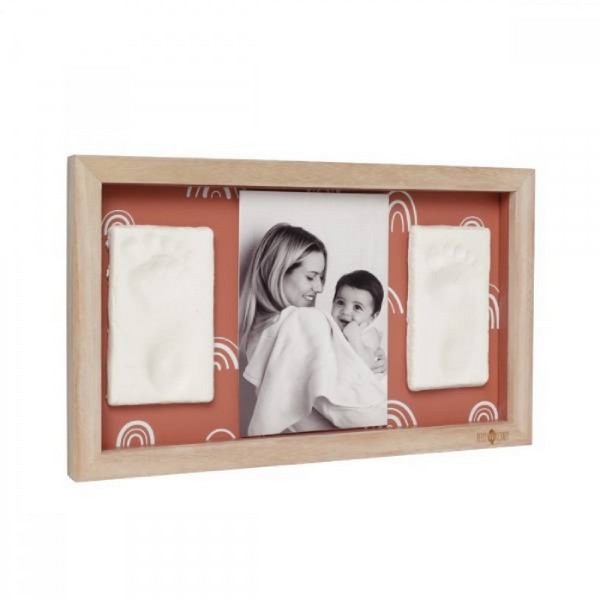 Продукт Petit ARTichaut - Дървена рамка за 2 бебешки отпечатъка и снимка - 0 - BG Hlapeta