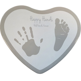 Dooky Xplorys - Отпечатък сърце сребрист Dooky Xplorys - Отпечатък сърце сребрист