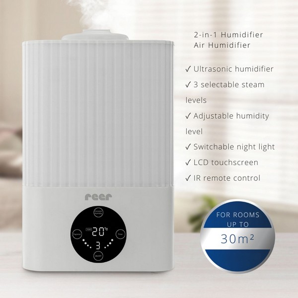 Продукт Reer - Овлажнител за въздух 2в1 - 0 - BG Hlapeta