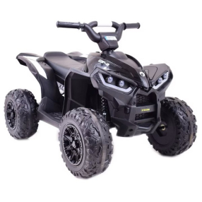 Акумулаторно ATV за деца Import Super Toys с меки гуми, кожена седалка 