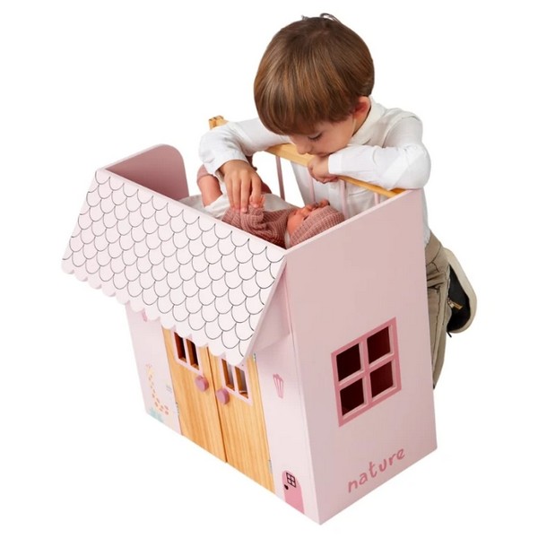 Продукт Arias Nature - Дървена къща за кукли с легло - 0 - BG Hlapeta