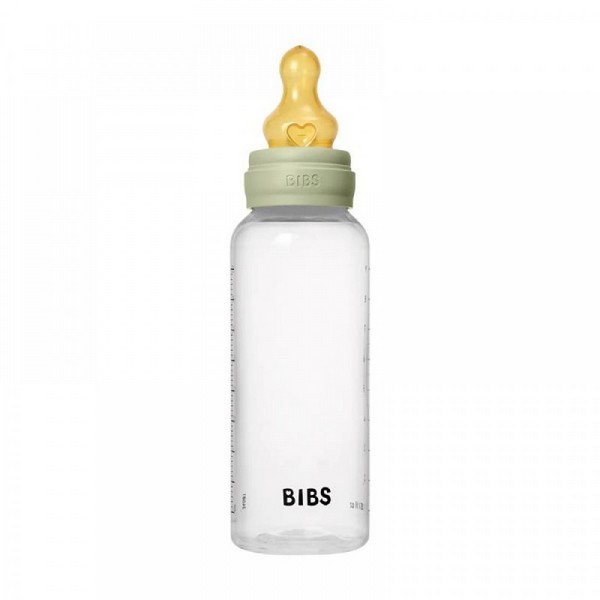 Продукт BIBS - Комплект с Бебешка Бутилка 270мл Среден Поток Каучук - 0 - BG Hlapeta