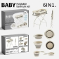 Продукт TEANTOYS - Сгъваема бебешка вана комплект 6 в 1 със стойка - 3 - BG Hlapeta
