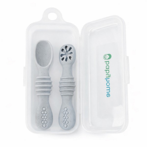 Babyhome - Силиконова чесалка и лъжичка 2 в 1 Babyhome - Силиконова чесалка и лъжичка 2 в 1