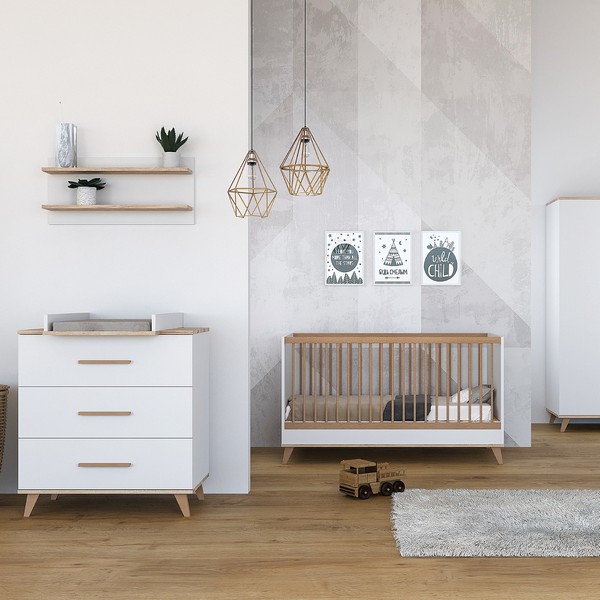 Продукт Faktum Flip White and Oak - Скрин за детска стая - 0 - BG Hlapeta