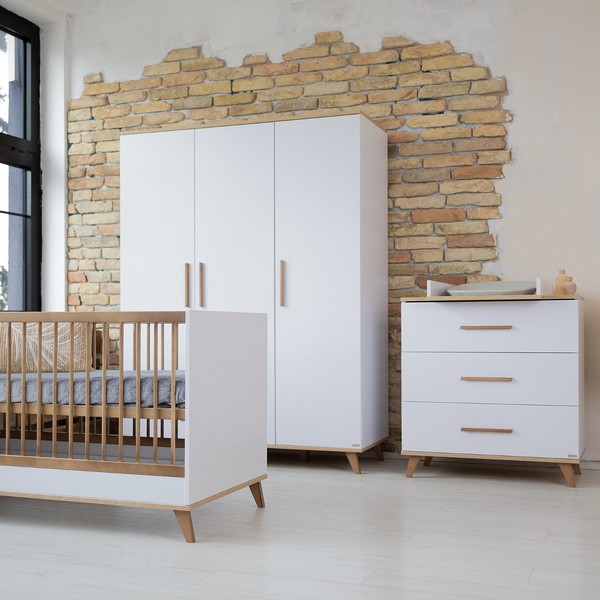 Продукт Faktum Flip White and Oak - Скрин за детска стая - 0 - BG Hlapeta