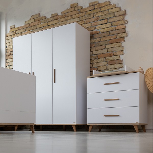 Продукт Faktum Flip White and Oak - Скрин за детска стая - 0 - BG Hlapeta