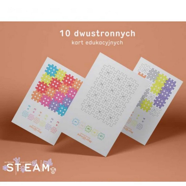 Продукт GUGA STEAM - Вафлен конструктор в пастелни цветове - 300 части - 0 - BG Hlapeta