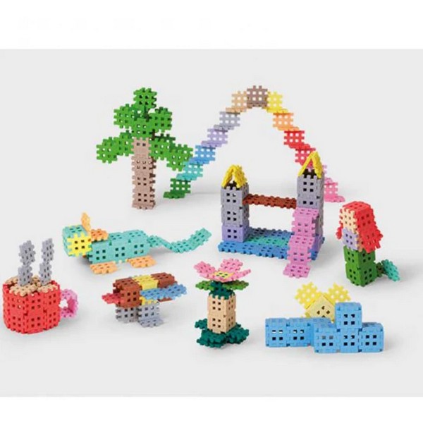 Продукт GUGA STEAM - Вафлен конструктор в пастелни цветове - 500 части - 0 - BG Hlapeta