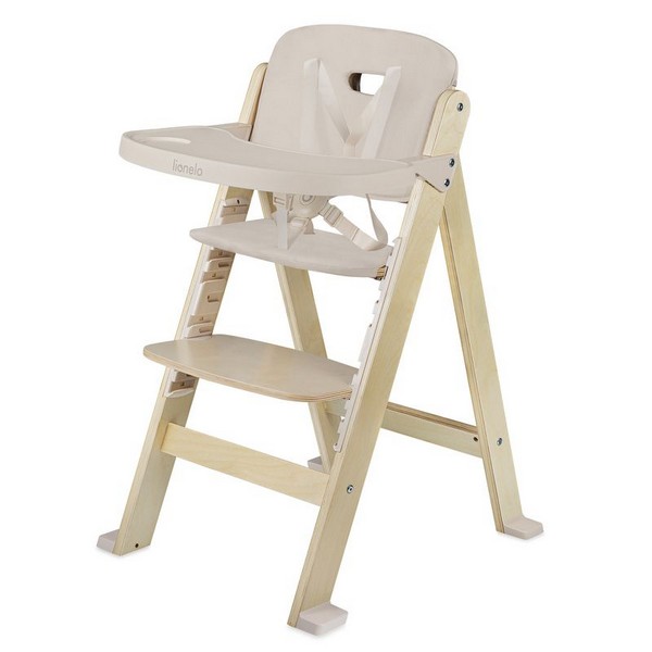 Lionelo Floris - Столче за хранене 3 в 1 Beige Natural