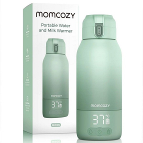Momcozy - Супербърз преносим нагревател за мляко и вода 500 мл