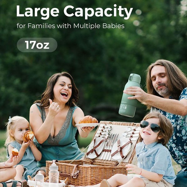 Продукт Momcozy - Супербърз преносим нагревател за мляко и вода 500 мл - 0 - BG Hlapeta